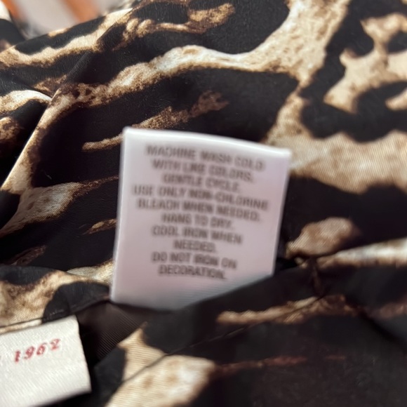 DB REVERSIBLE VEST - BROWN/ CHEETAH PRINT - Picture 7 of 7